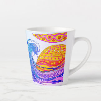 CANECA DE CAFÉ LATTE LATTE MUG "OCEANOS SUNRISS"