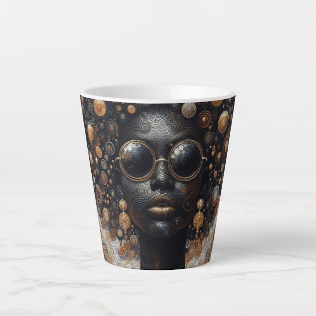Caneca De Café Latte Latte Mug "Ouro" (Frente)