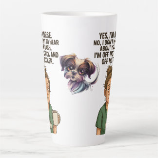 Caneca De Café Latte Latte Mug para as enfermeiras queimadas.