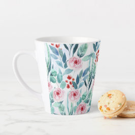 Caneca De Café Latte Latte Mug para chá de fraldas com design fofo.