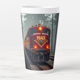 Caneca De Café Latte Latte Mug (Peace Train)