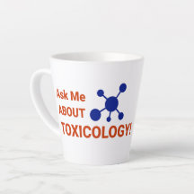 Latte Mug - Pergunte-Me Sobre Toxicologia