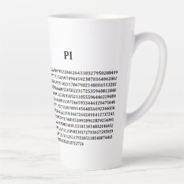 Caneca De Café Latte Latte Mug "PI"