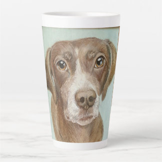 Caneca De Café Latte Latte Mug, Ponteiro Alemão Curto