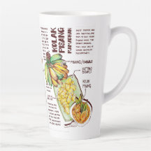 Latte Mug Ramadan Iftar Dish Kolak Banana