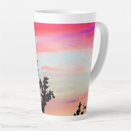 Caneca De Café Latte Latte Mug/Sunset Palms da Flórida