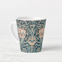 CANECA DE CAFÉ LATTE LATTE MUG: WILLIAM MORRIS : HONEYSUCKLE