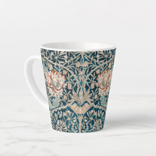 CANECA DE CAFÉ LATTE LATTE MUG: WILLIAM MORRIS : HONEYSUCKLE