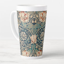 CANECA DE CAFÉ LATTE LATTE MUG : WILLIAM MORRIS : HONEYSUCKLE
