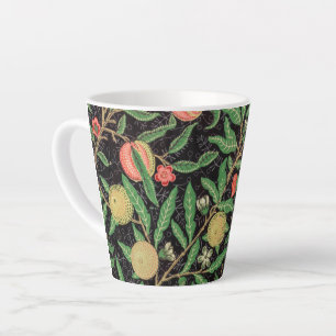 CANECA DE CAFÉ LATTE LATTE MUG: WILLIAM MORRIS : POMEGRANATO