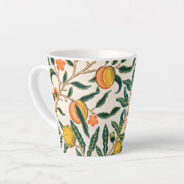 CANECA DE CAFÉ LATTE LATTE MUG: WILLIAM MORRIS : POMEGRANATO