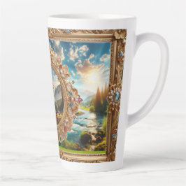 Caneca De Café Latte Latte Mug Wit Elaborado Art