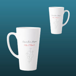 Caneca De Café Latte Latte Personalizado Ensinar Amar Inspirar Professo