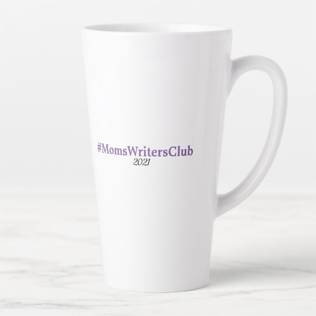 Caneca De Café Latte LATTE Roxo Grande (Direita)