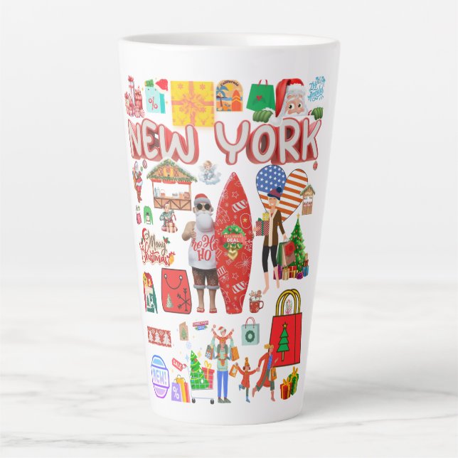 Caneca De Café Latte Latte Tasse (Frente)