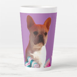Caneca De Café Latte Latte Tasse französische Bulldogge