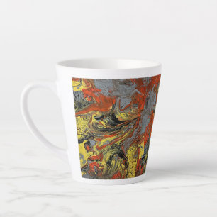 Caneca De Café Latte Lava Mug Amarela 