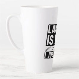 Caneca De Café Latte LAX Lacrosse Tumbler