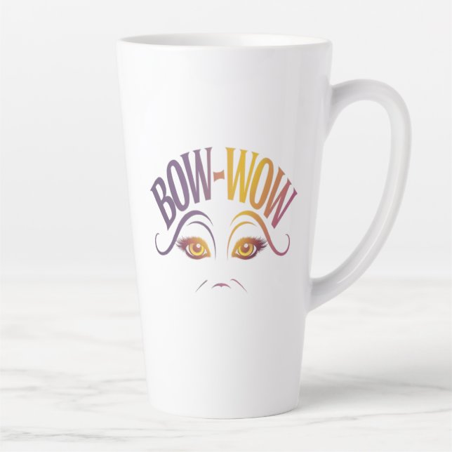 Caneca De Café Latte Lealdade dos cães (Direita)