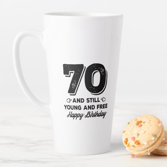 Caneca De Café Latte legal citação de 70 (In Situ)