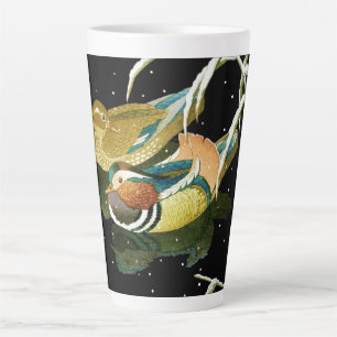Caneca De Café Latte Legal neve de pato preto de pato mandarina do Jap