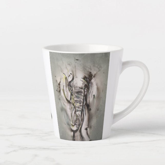 Caneca De Café Latte Léléphant (Direita)