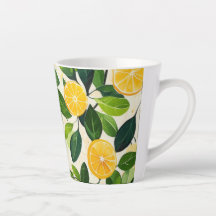 "Lemon Bliss Espresso Cups"