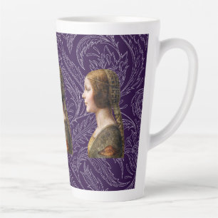 Caneca De Café Latte Leonardo da Vinci Retrato La Bella Principessa