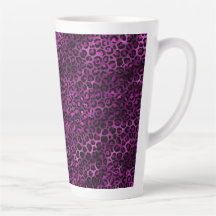 Leopardo roxo e Dourado Design 3