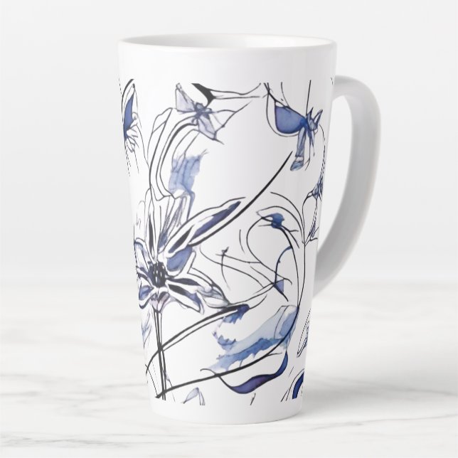 Caneca De Café Latte Les envolés 1 (Ângulo direito)