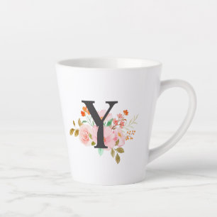 Caneca De Café Latte Letra Y