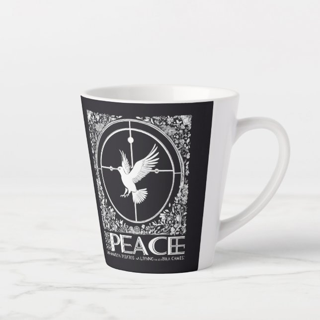 Caneca De Café Latte Letras Latte MugTranquil (Direita)