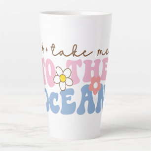 Caneca De Café Latte Leve-me ao Oceano
