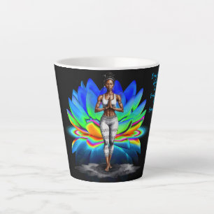Caneca De Café Latte Libertação da Sabedoria Latte Mug