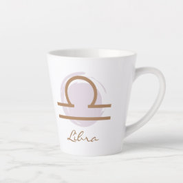 Caneca De Café Latte Libra Zodíaca Coffee Mug