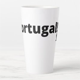 Caneca De Café Latte Liga dos Campeões Europeus de Portugal