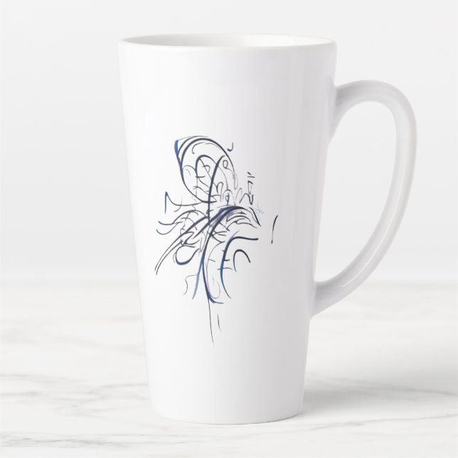 Caneca De Café Latte Lignes directrices (Direita)