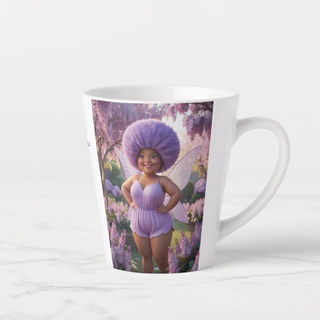 Caneca De Café Latte Lilac Fairy (Direita)