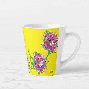 Caneca De Café Latte Lily Asiática De Pequeno Mug Latino