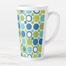Caneca De Café Latte Limão MCM e Bolha Aqua