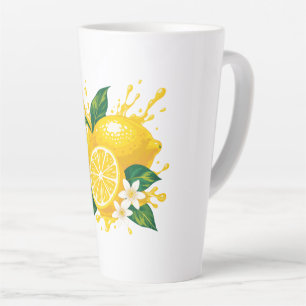 Caneca De Café Latte Limão suculento