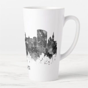 Caneca De Café Latte Limerick Ireland Skyline BW