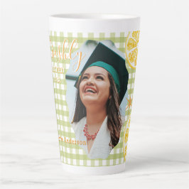 Caneca De Café Latte Limon Gingaham Recém-Formado
