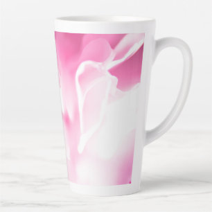 Caneca De Café Latte Lindo Impressão cor-de-rosa Grande Lata Lata