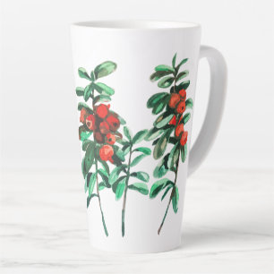 Caneca De Café Latte Lingonberry Coffee Mug