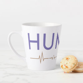 Caneca De Café Latte Linha de vida dos direitos humanos