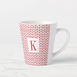 Caneca De Café Latte LINHA VERMICELADA Caneca de Latte + Inicial