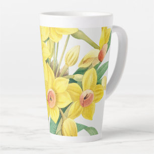 Caneca De Café Latte Lírio Sagrado Chinês, Pierre-Joseph Redouté,