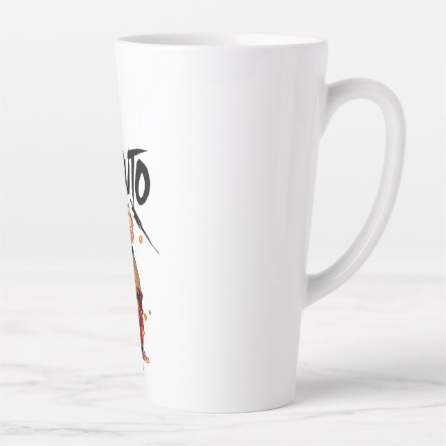 Caneca De Café Latte Little Ninja, Big Dreams Smile of a Shinobi Hidden (Direita)