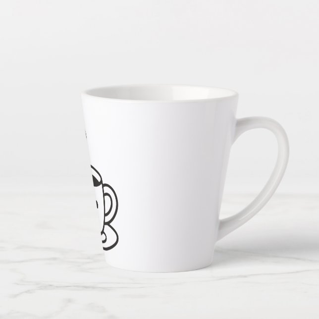 Caneca De Café Latte Little sips , Big smiles (Direita)